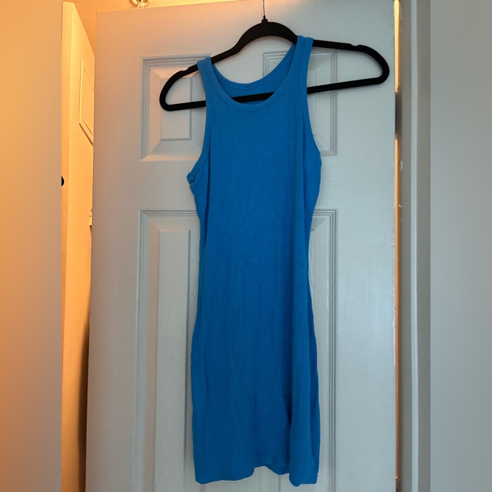 Blue dress